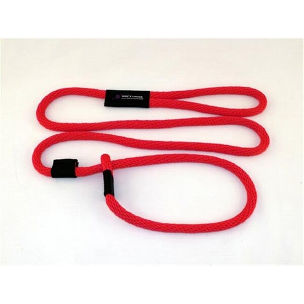 Soft Lines Soft Lines P21008RED Dog Slip Leash 0.62 In. Diameter By 8 Ft. - Red P21008RED - main